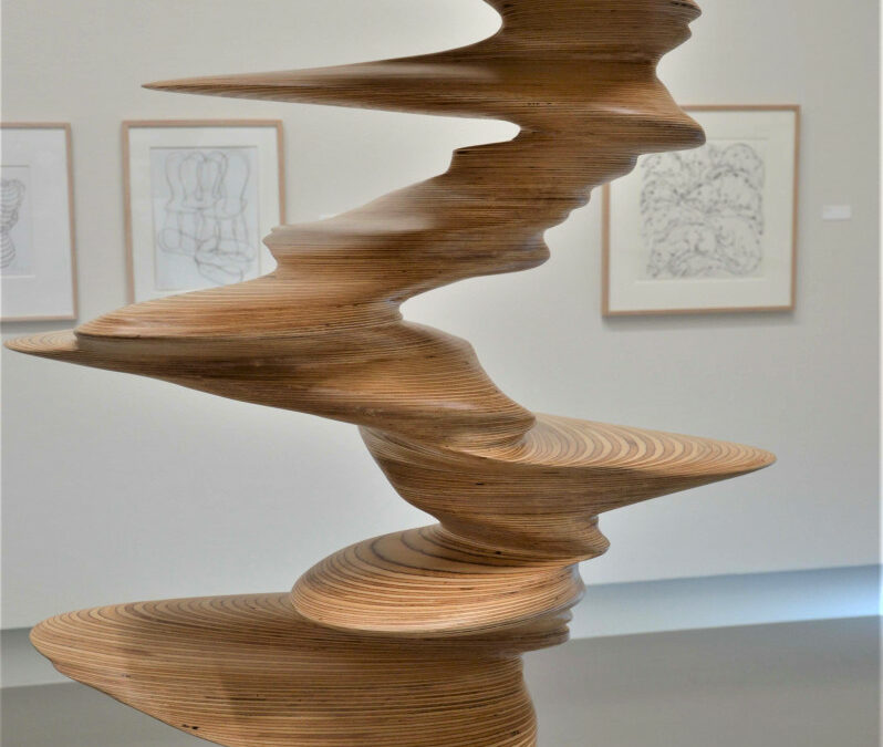Beelden Tony Cragg in museum Belvédère